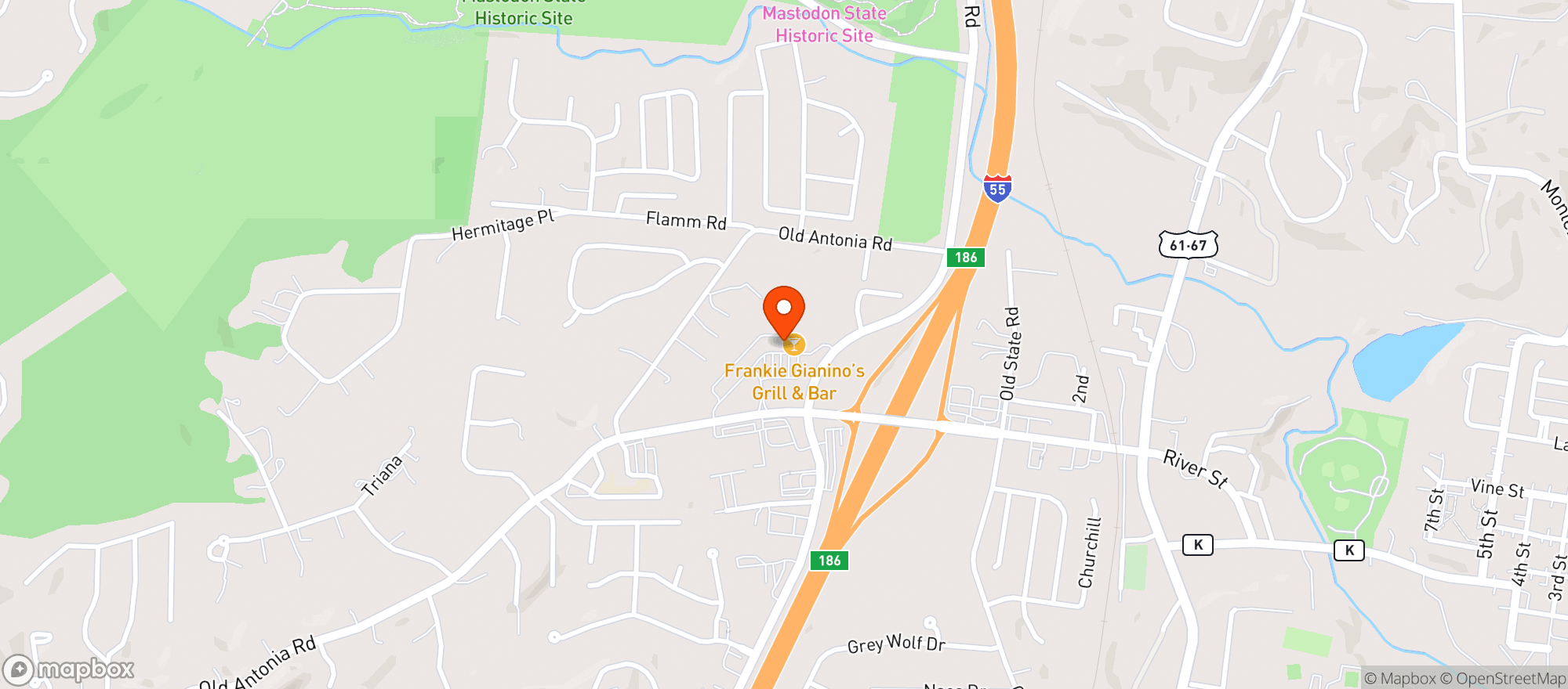 Map showing Liquor Express