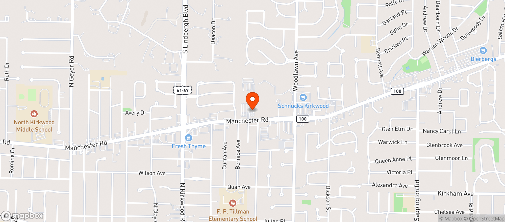 Map showing WINE & CHEESE PLACE THE