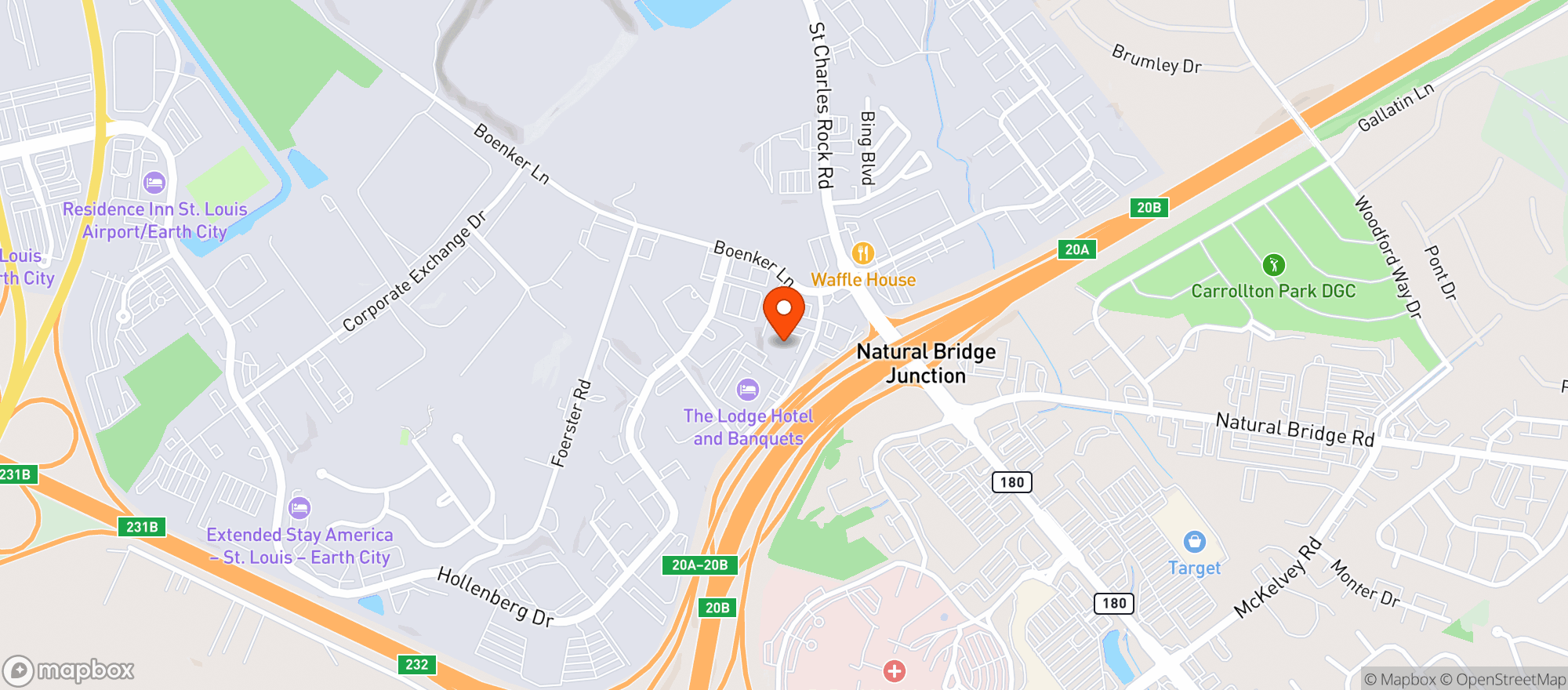 Map showing Sports Cafe