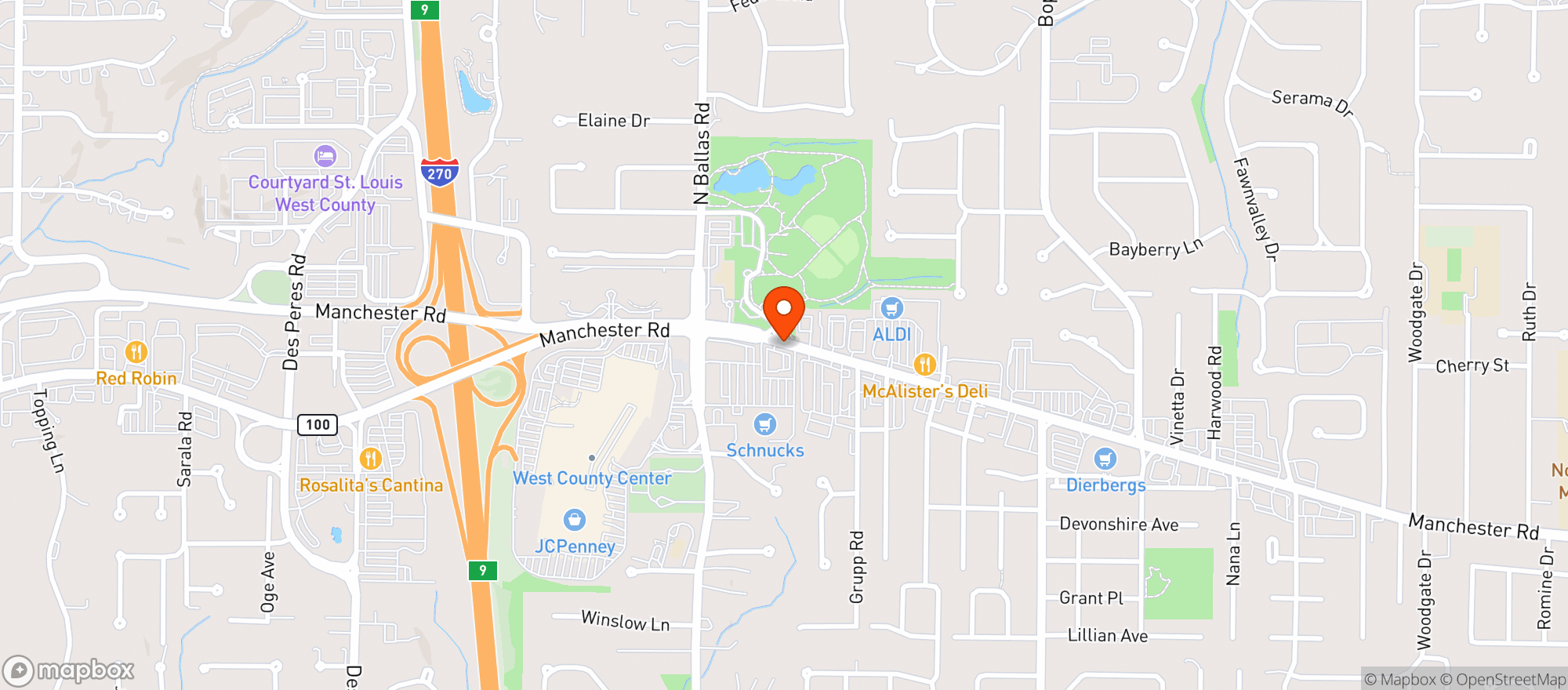 Map showing CBD KRATOM DES PERES
