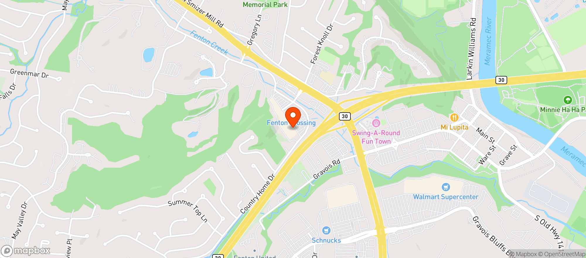 Map showing Dierbergs Market