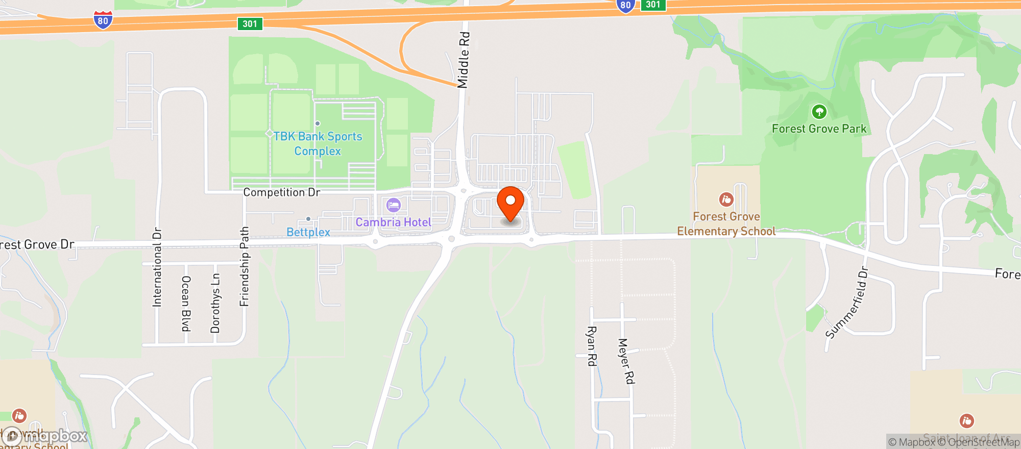Map showing Willys Wine & Spirits