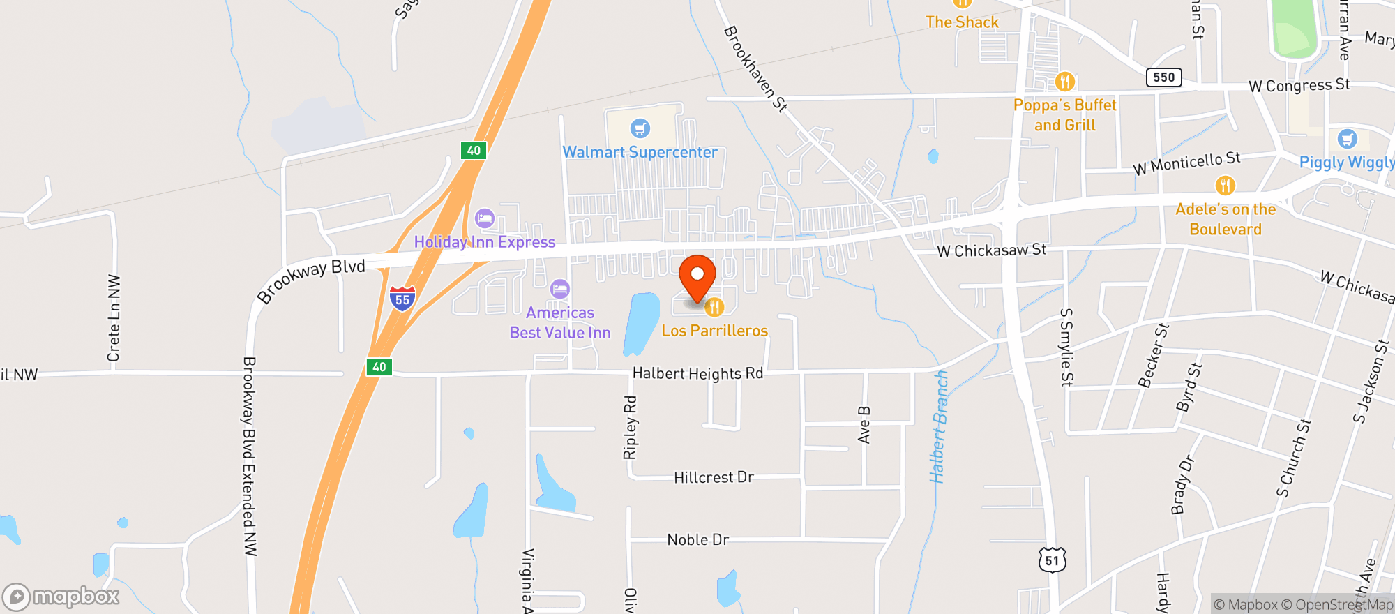 Map showing Gnc