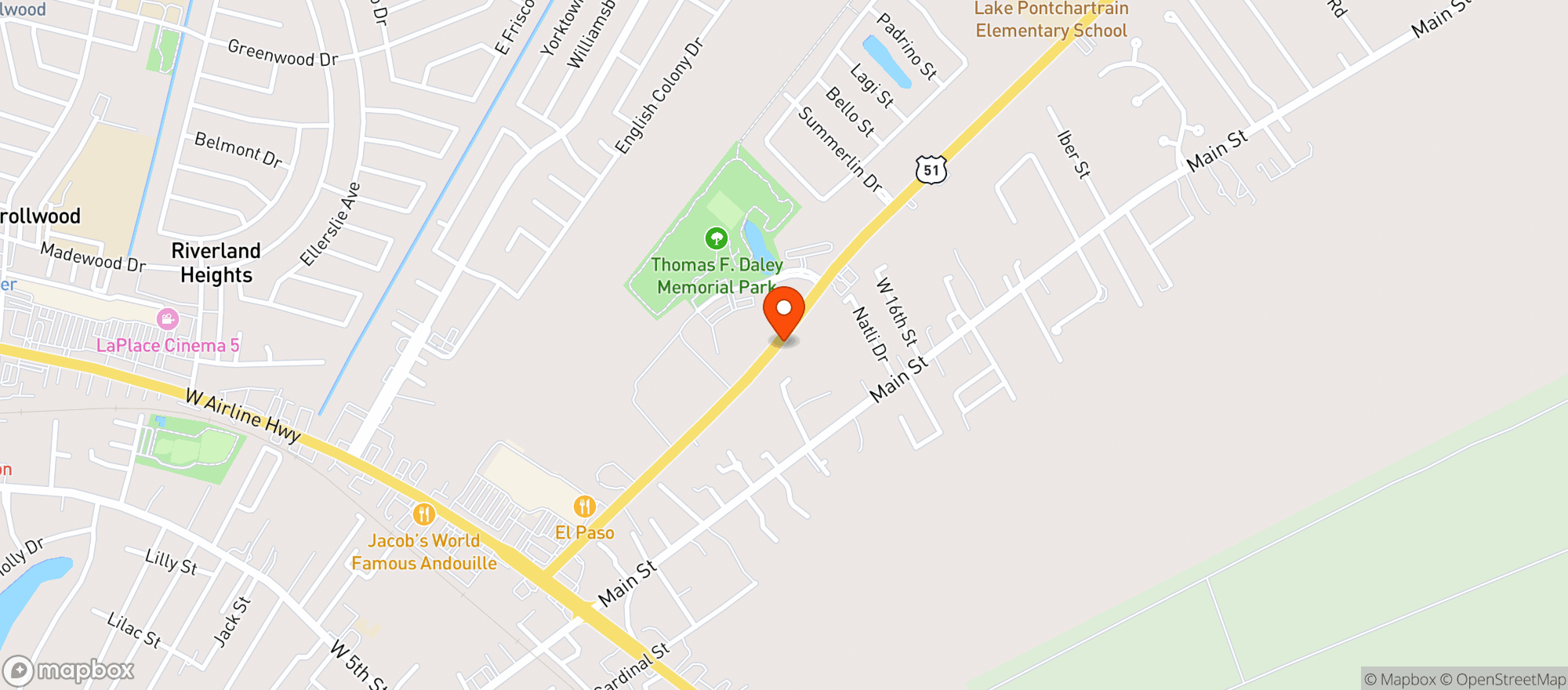 Map showing Hammerheads Bar