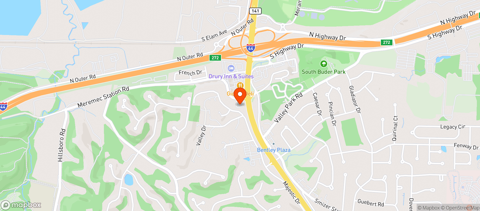 Map showing Fastlane #43
