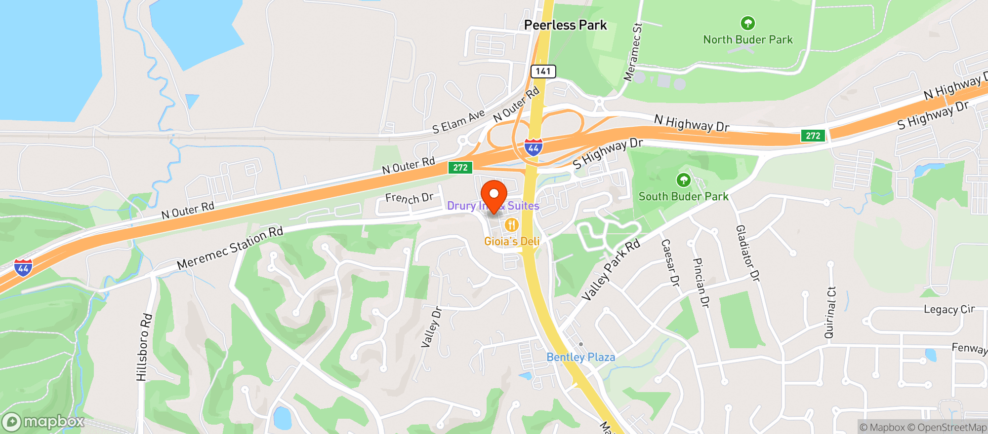 Map showing Mackenzie Brewing Company