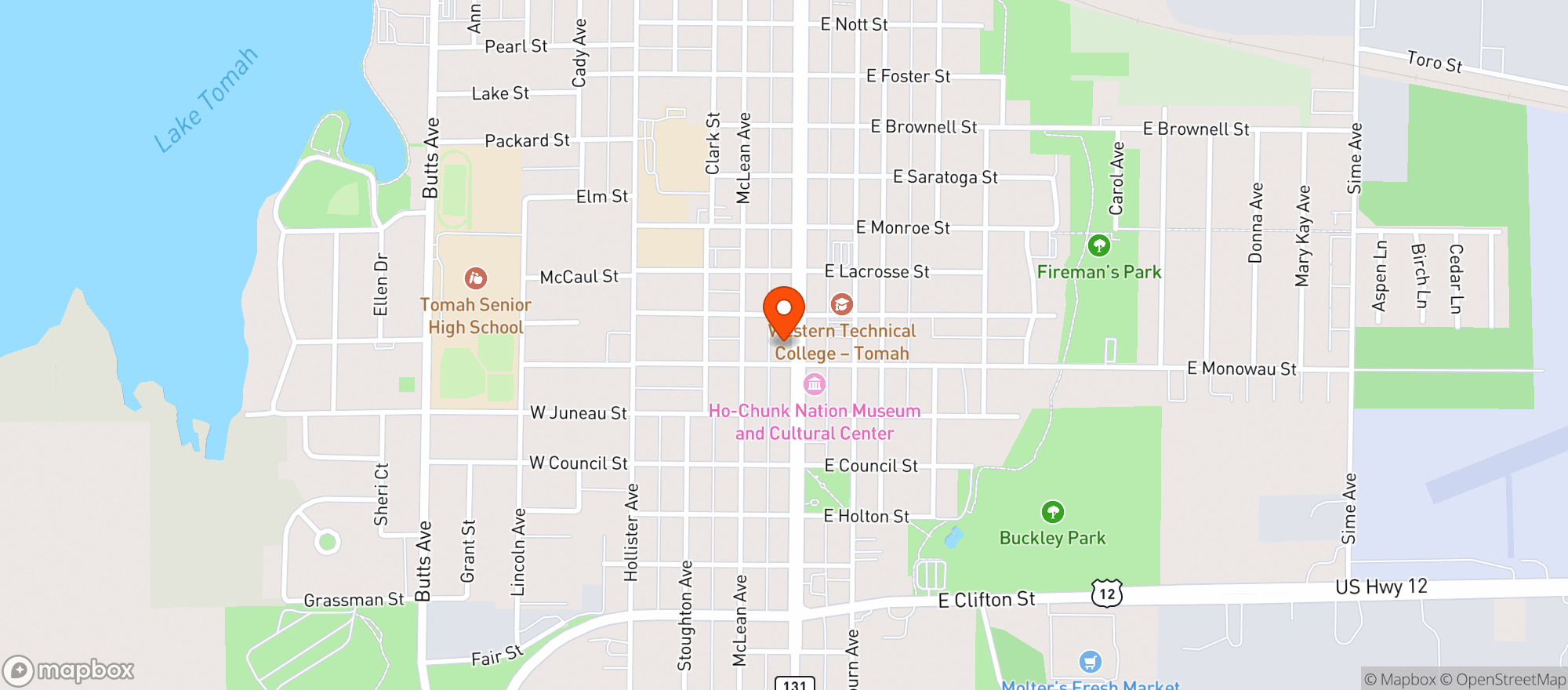 Map showing Bank  The