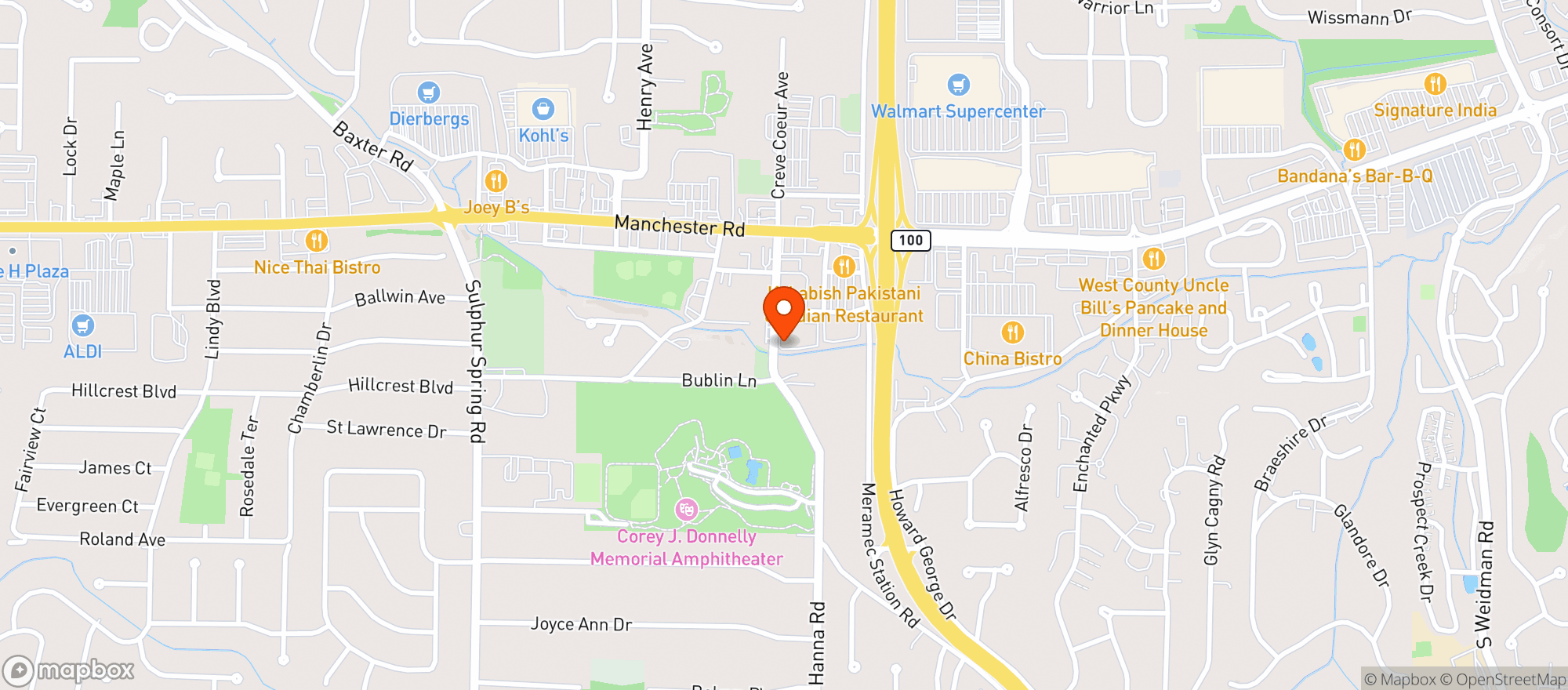 Map showing Midwest Petroleum - HQ