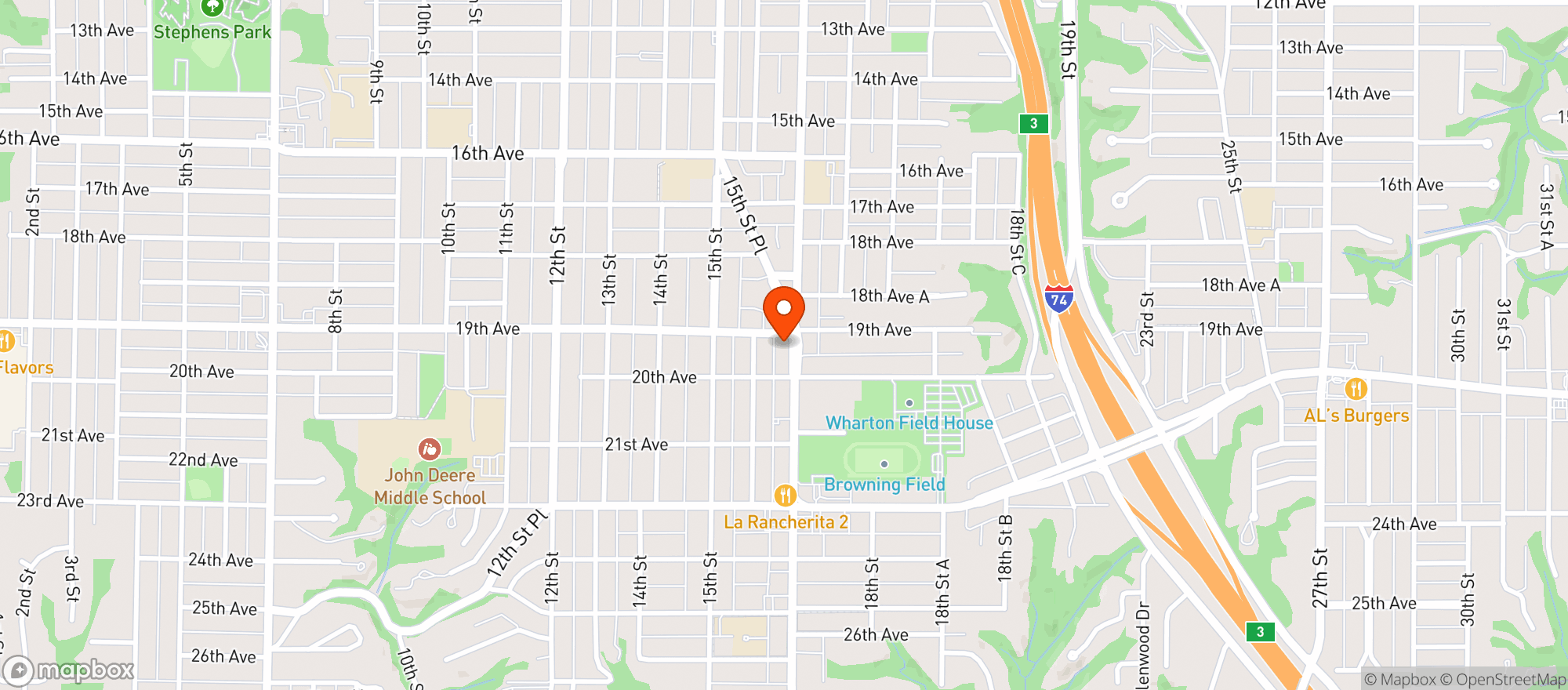 Map showing Krishu Convenience Store #111