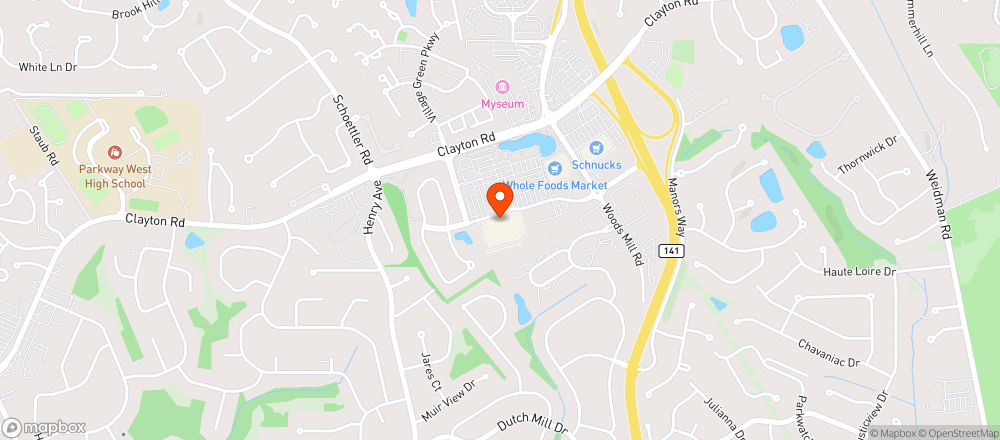Map showing Target