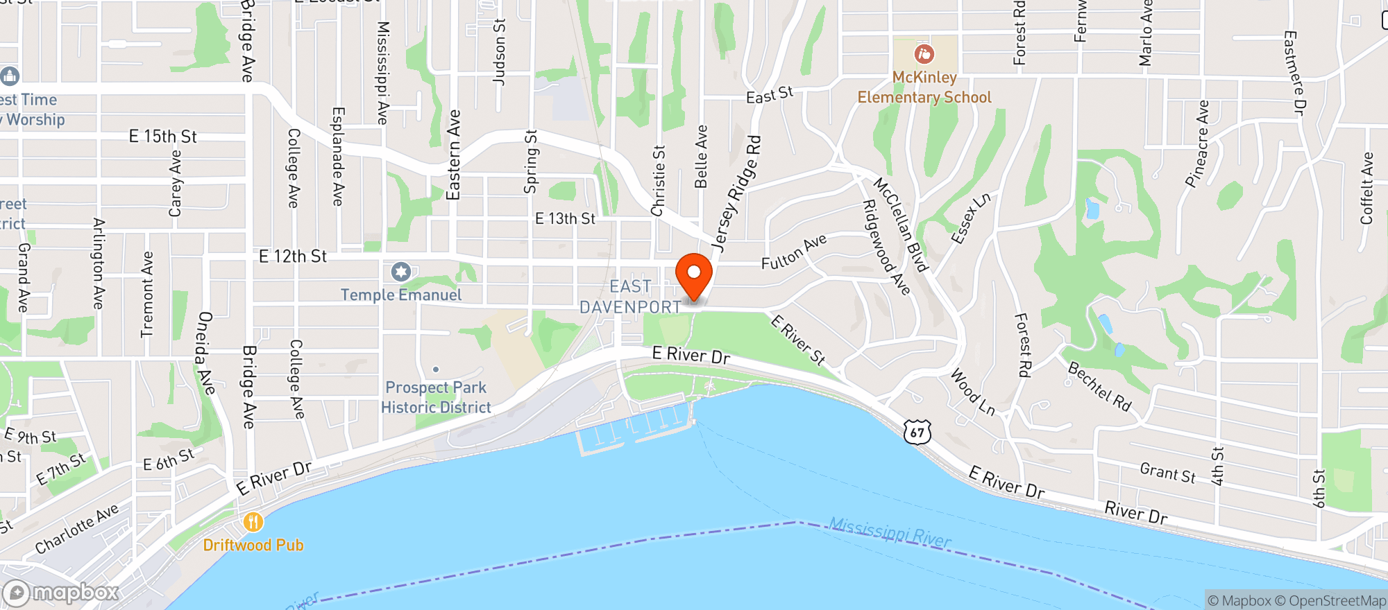 Map showing Dville