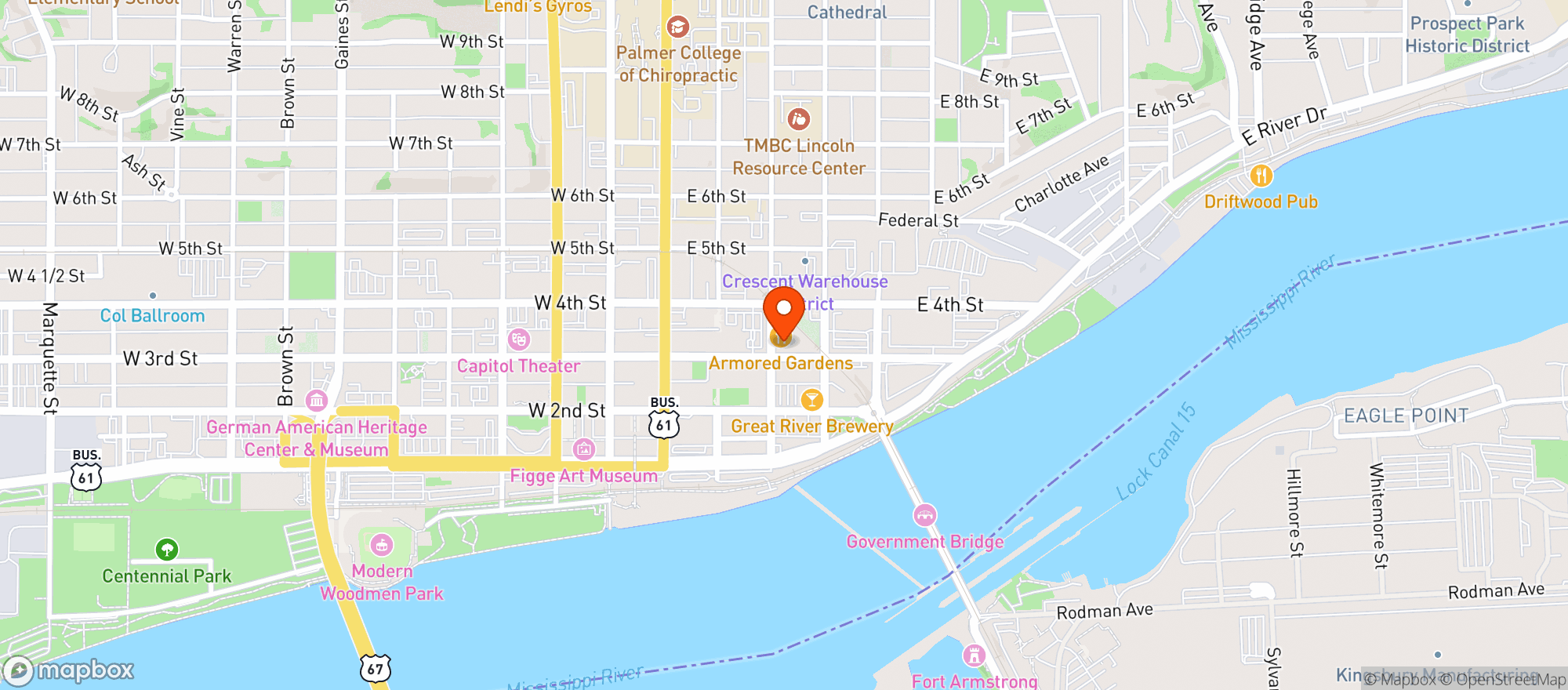 Map showing Devons Complaint Dept