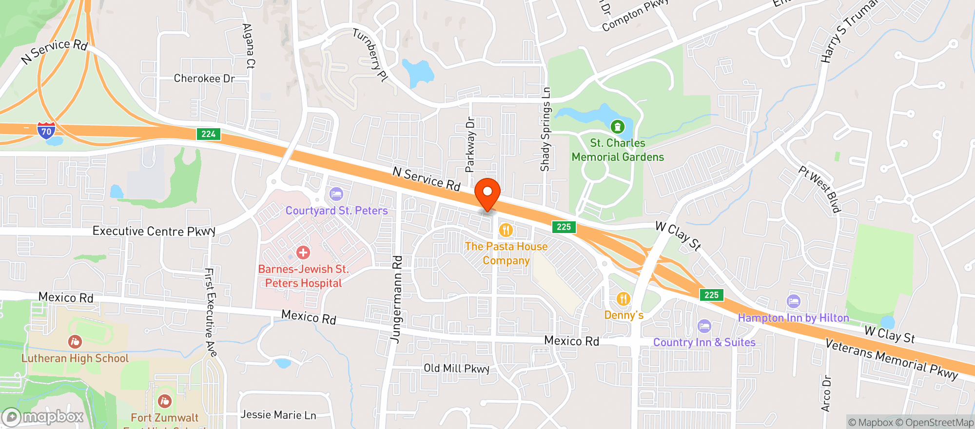 Map showing Red Lobster