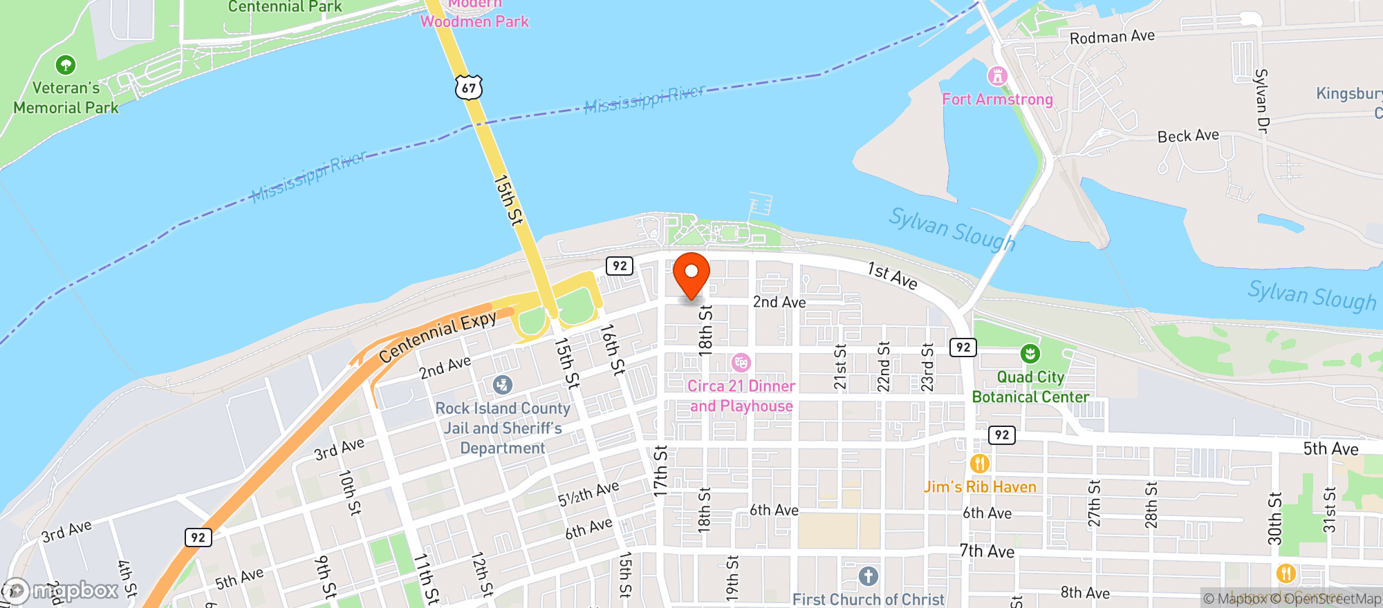 Map showing 2nd Ave Market