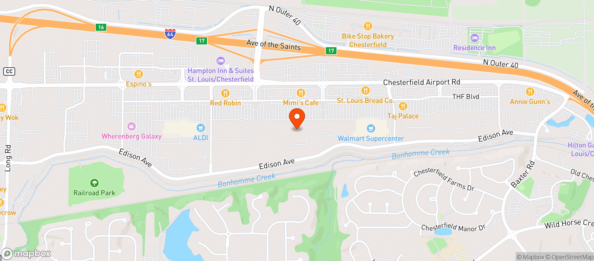 Map showing Sams Club #6252