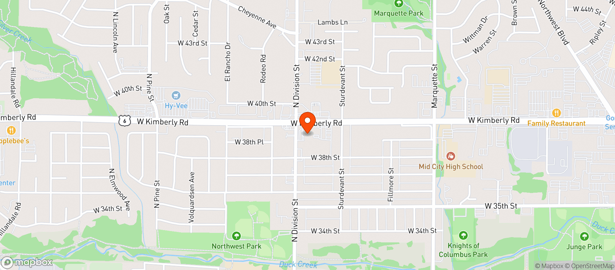 Map showing Cvs Pharmacy #8658