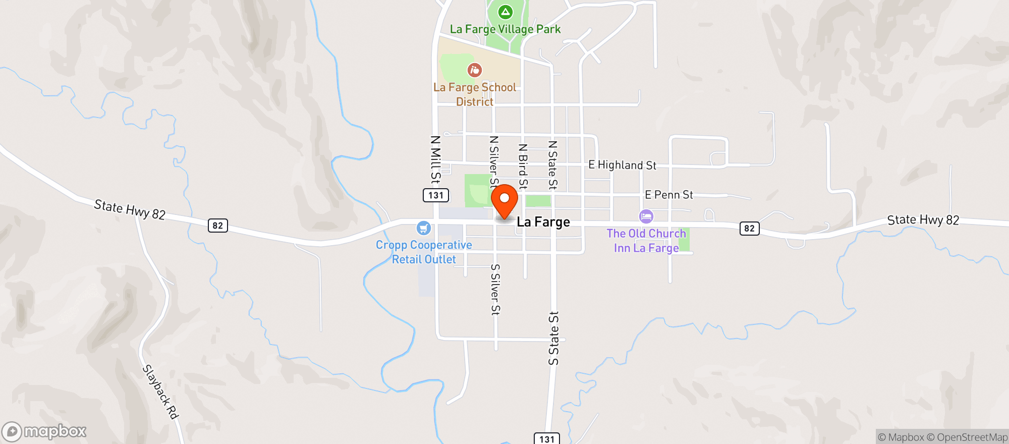 Map showing Zzip Stop