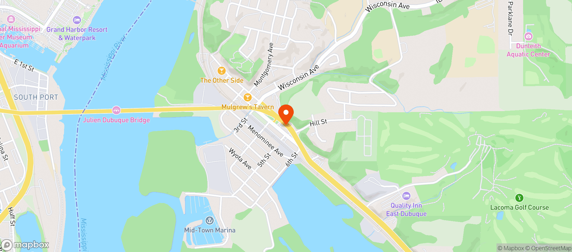 Map showing Vans Liquors