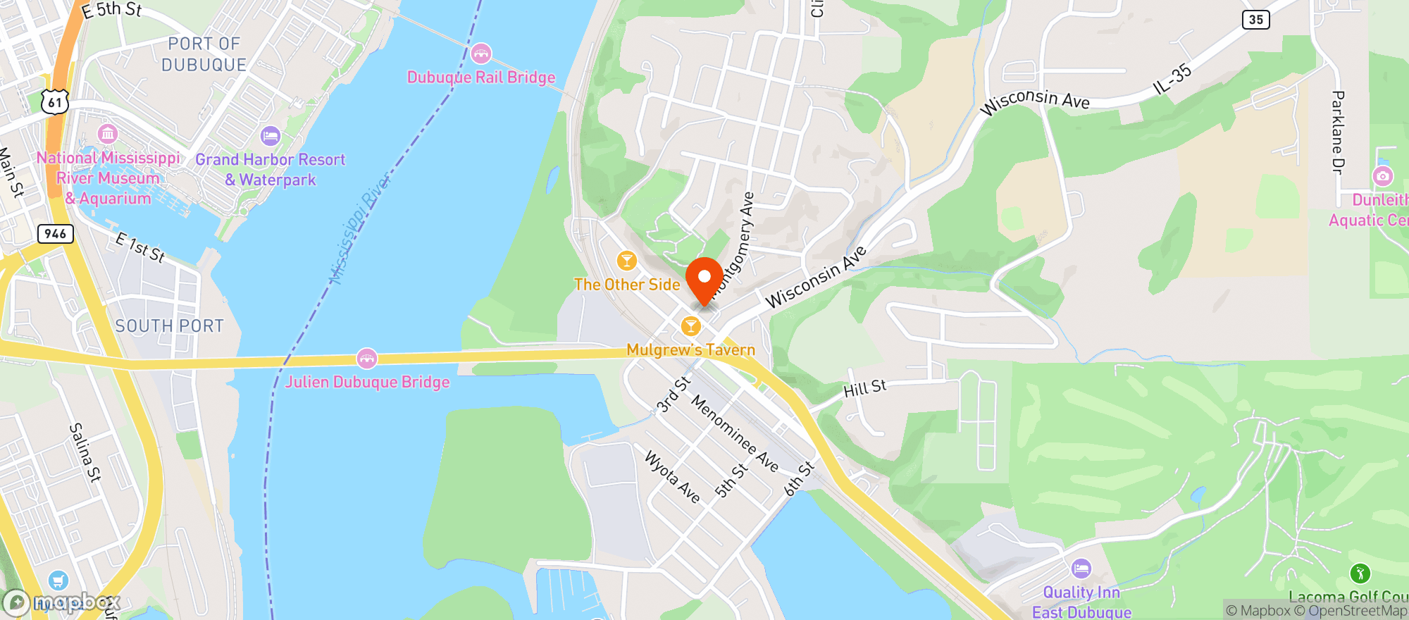 Map showing 231 Coffee Bar
