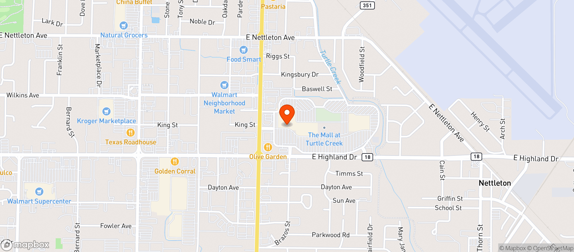 Map showing Target Store #1919