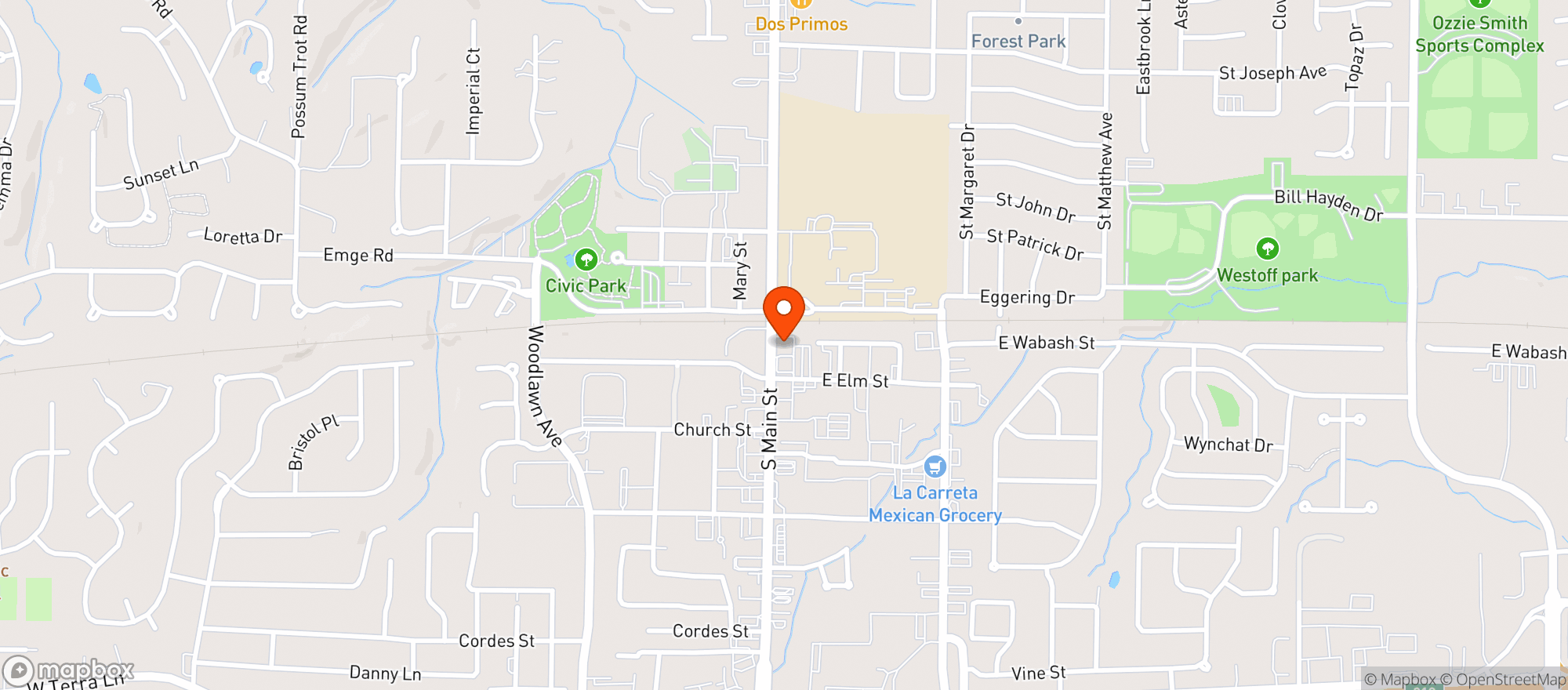 Map showing Goodwood Brewing & Spirits