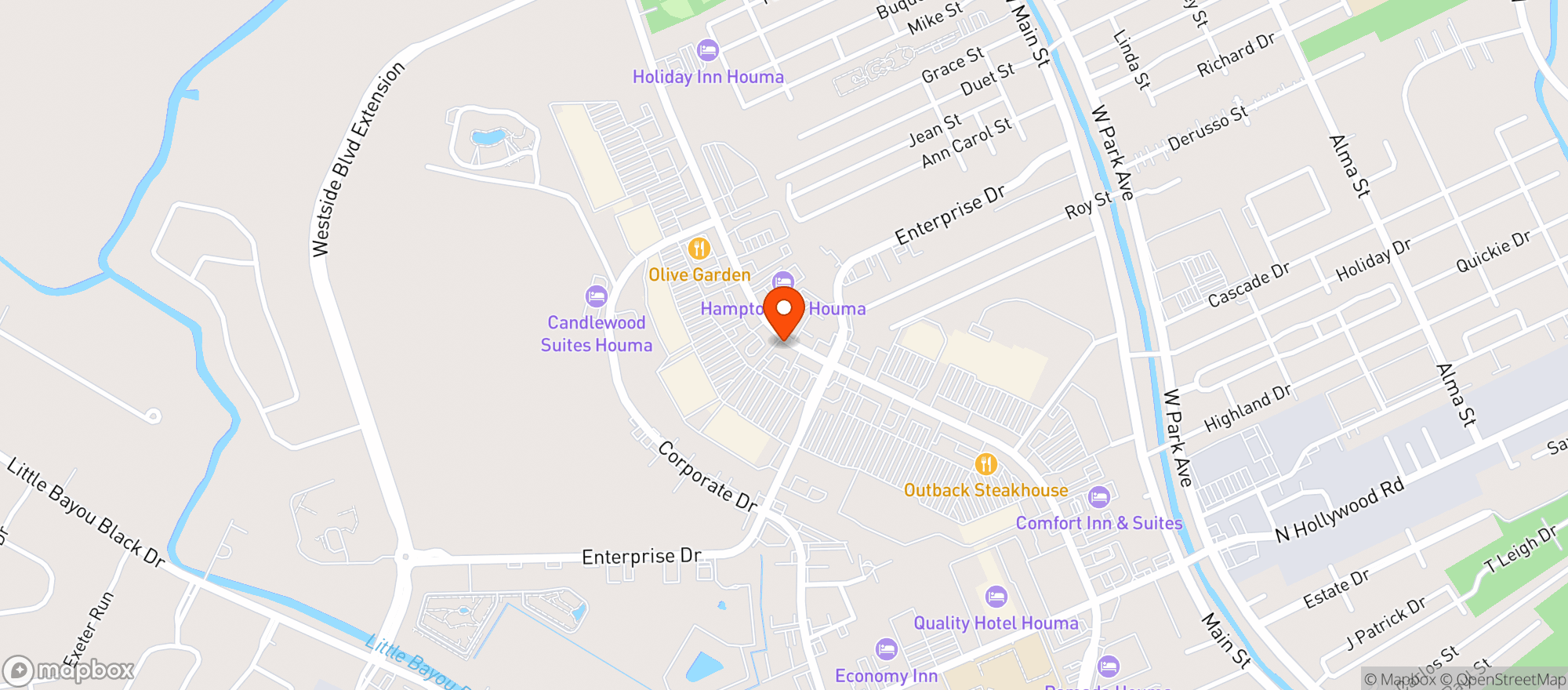 Map showing Target