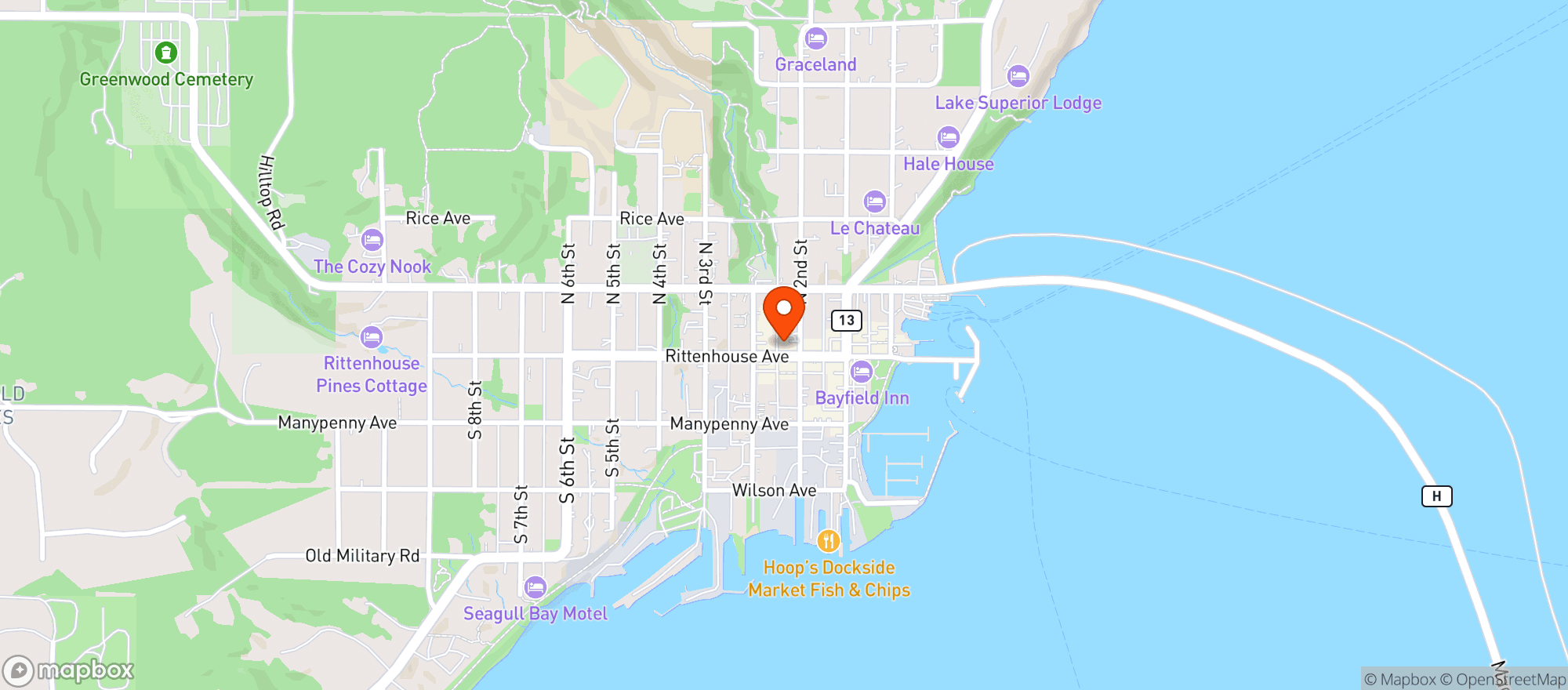 Map showing Andy'S Iga