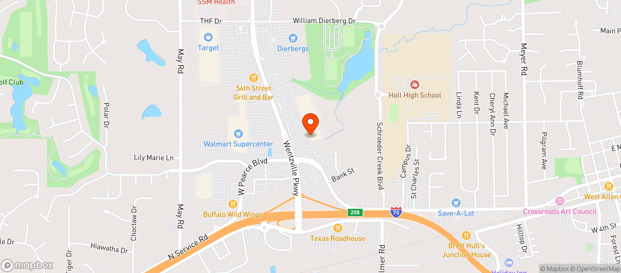 Map showing SCHNUCKS #725