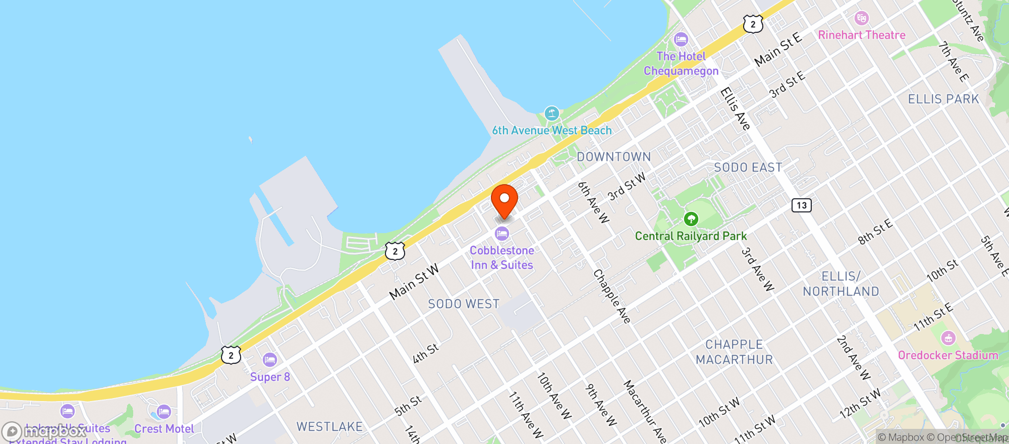 Map showing Star Liquor