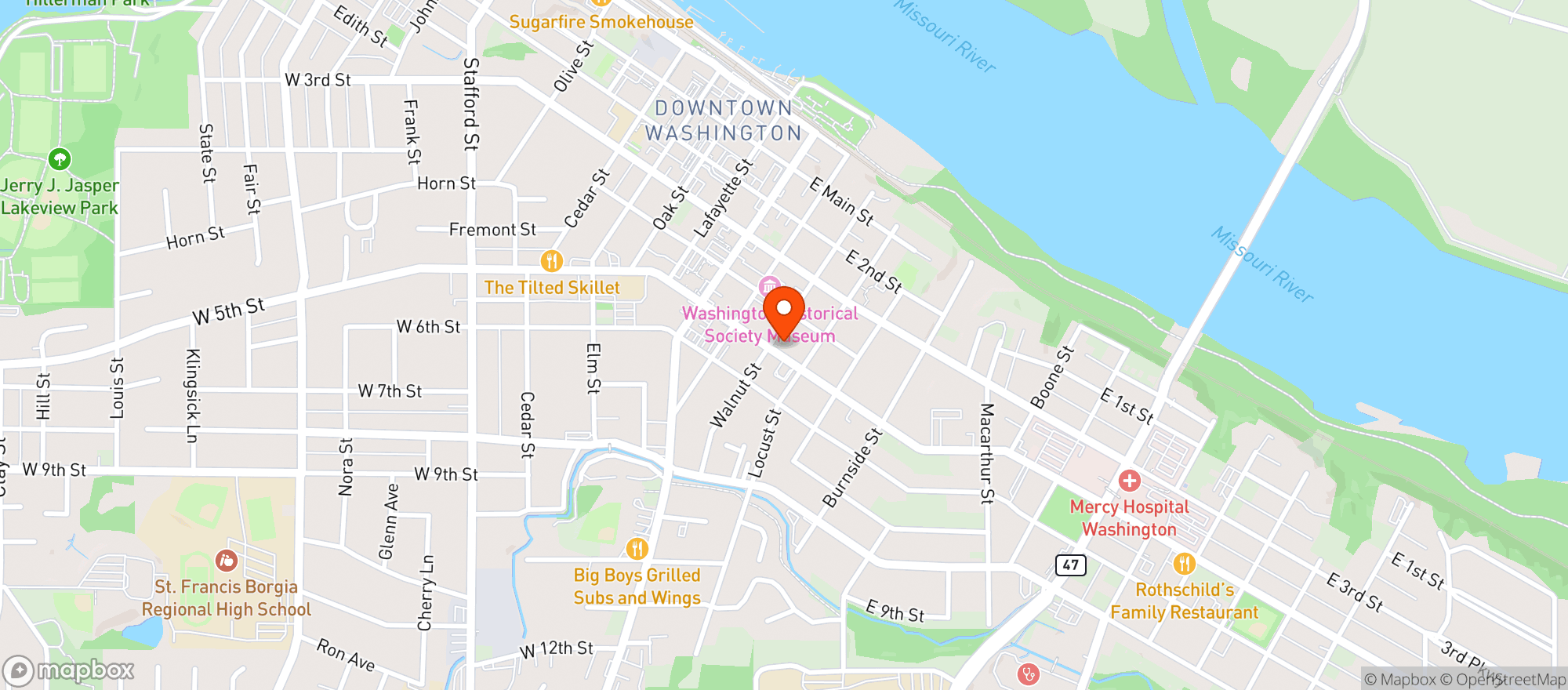Map showing Xpress Liquor & Smokes