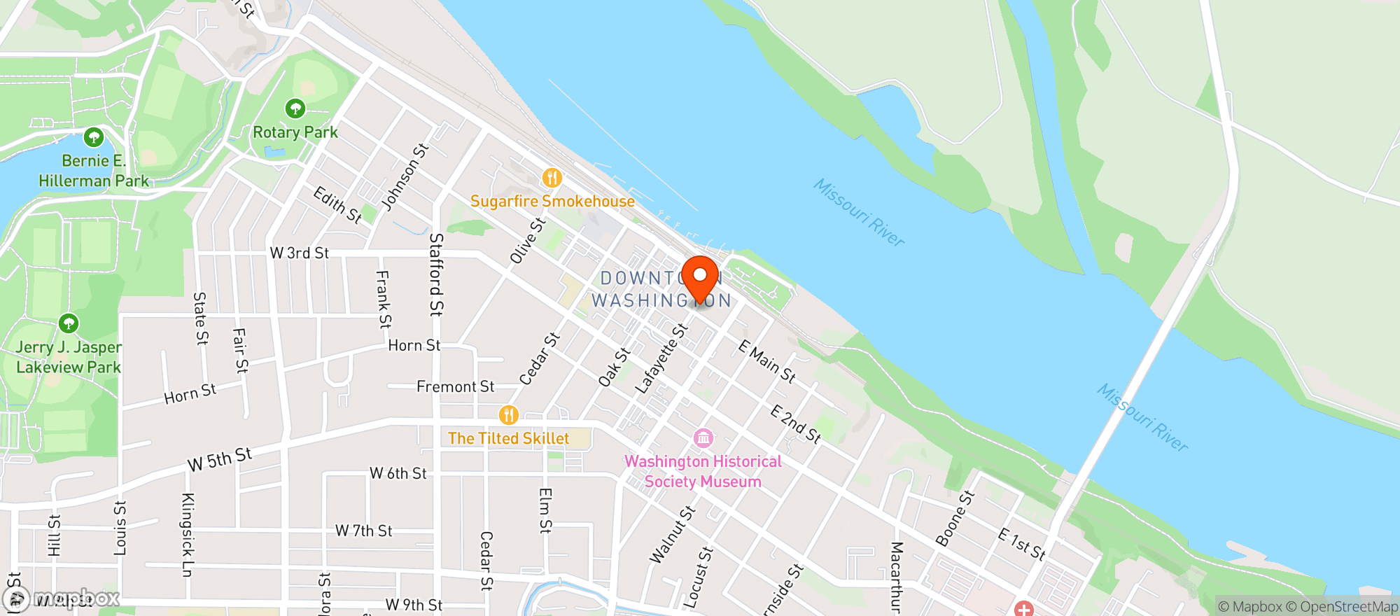 Map showing Serendipity Slush Co.