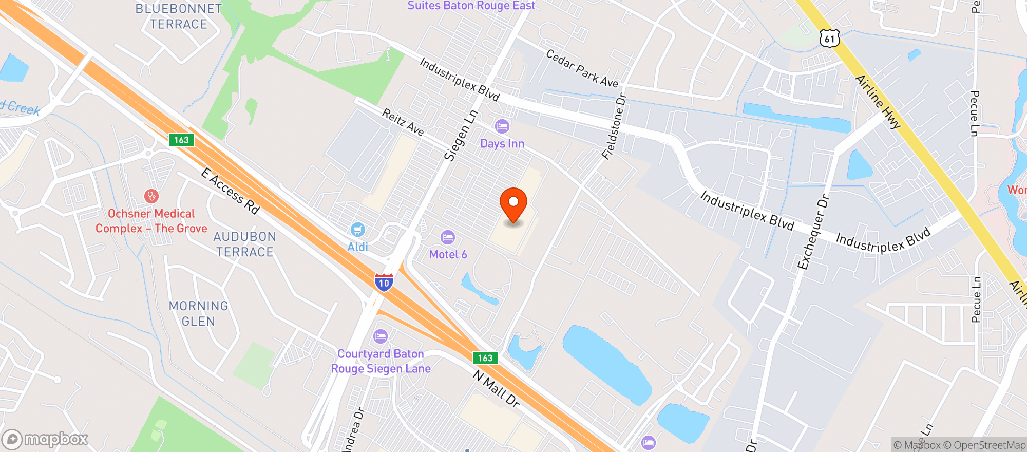 Map showing Target