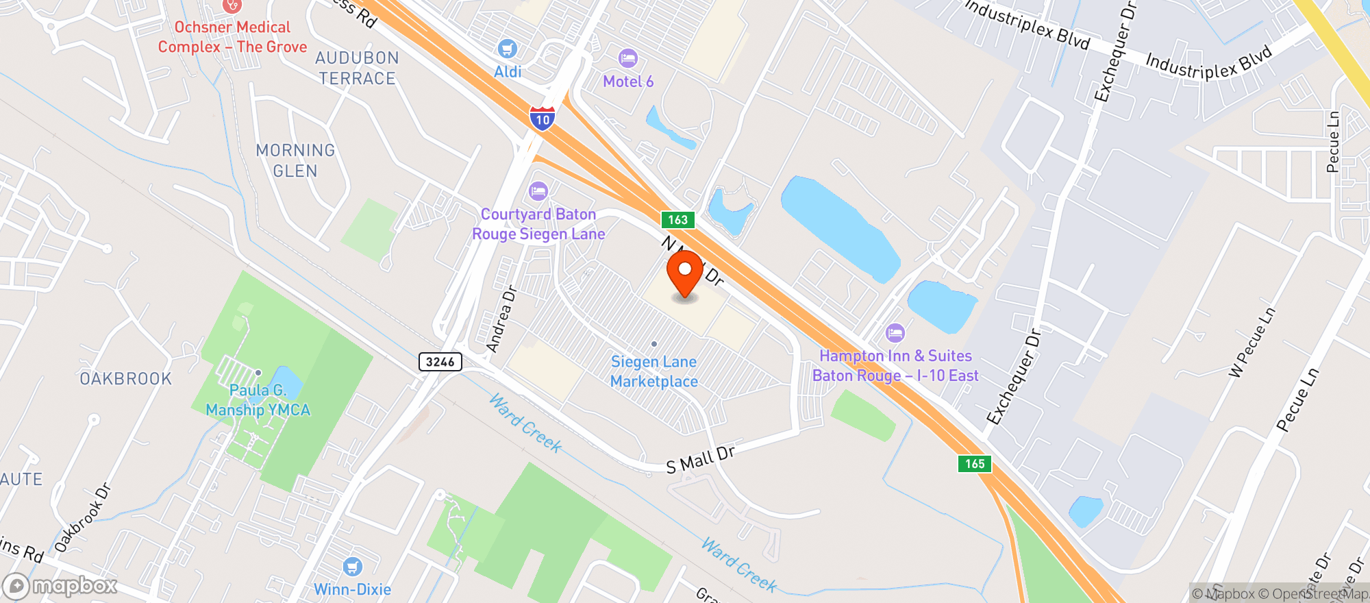 Map showing Walmart Supercenter