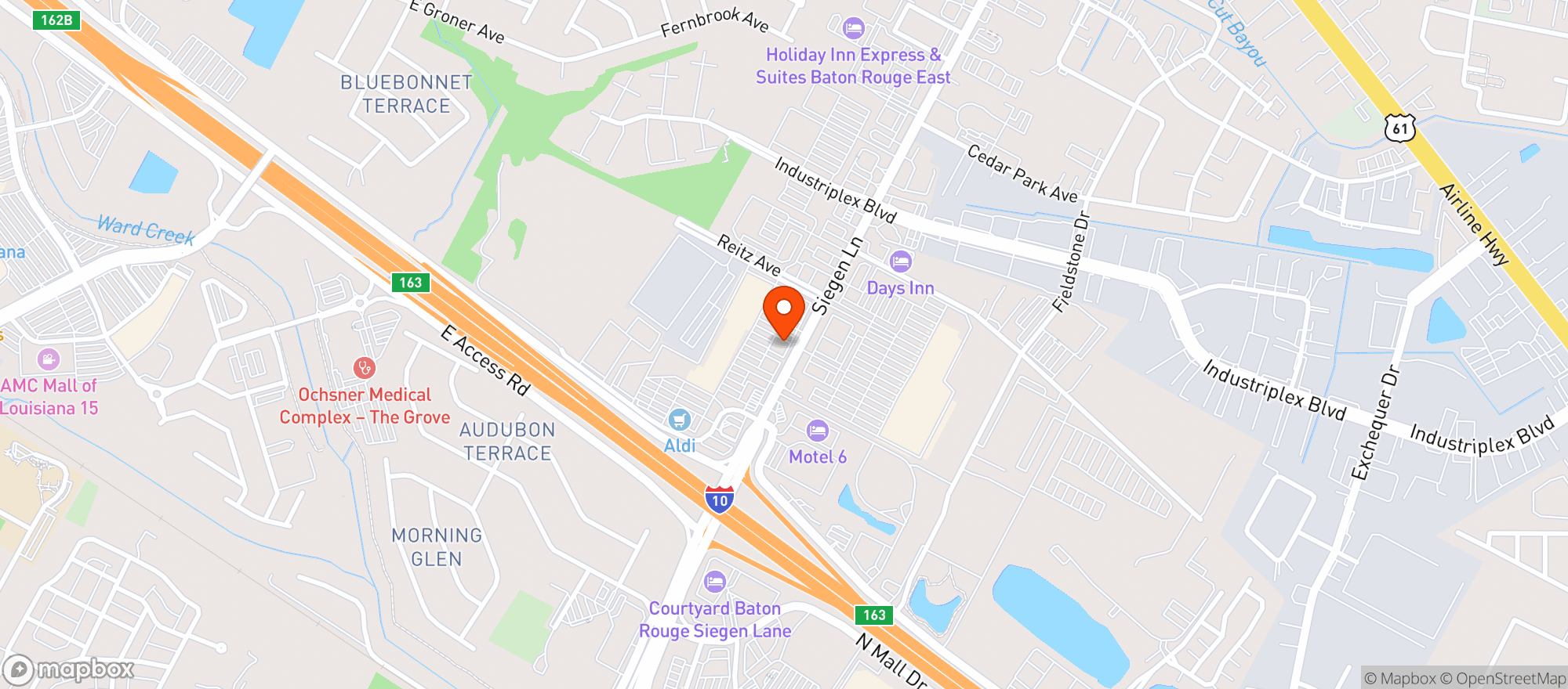 Map showing Twin Peaks
