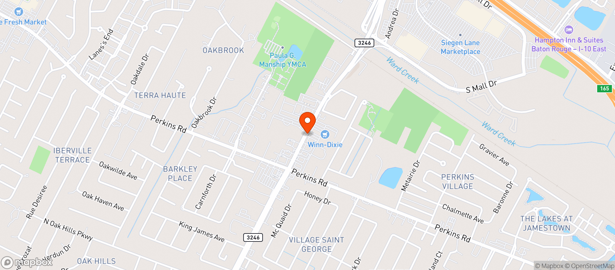 Map showing Gnc