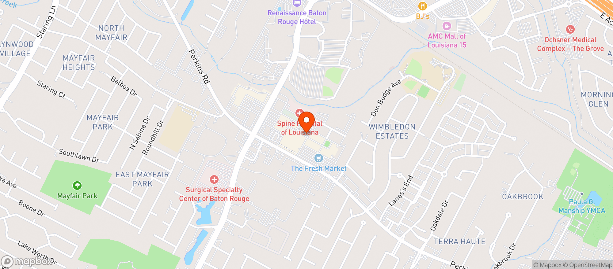 Map showing Bin 77 Bistro & Sidebar
