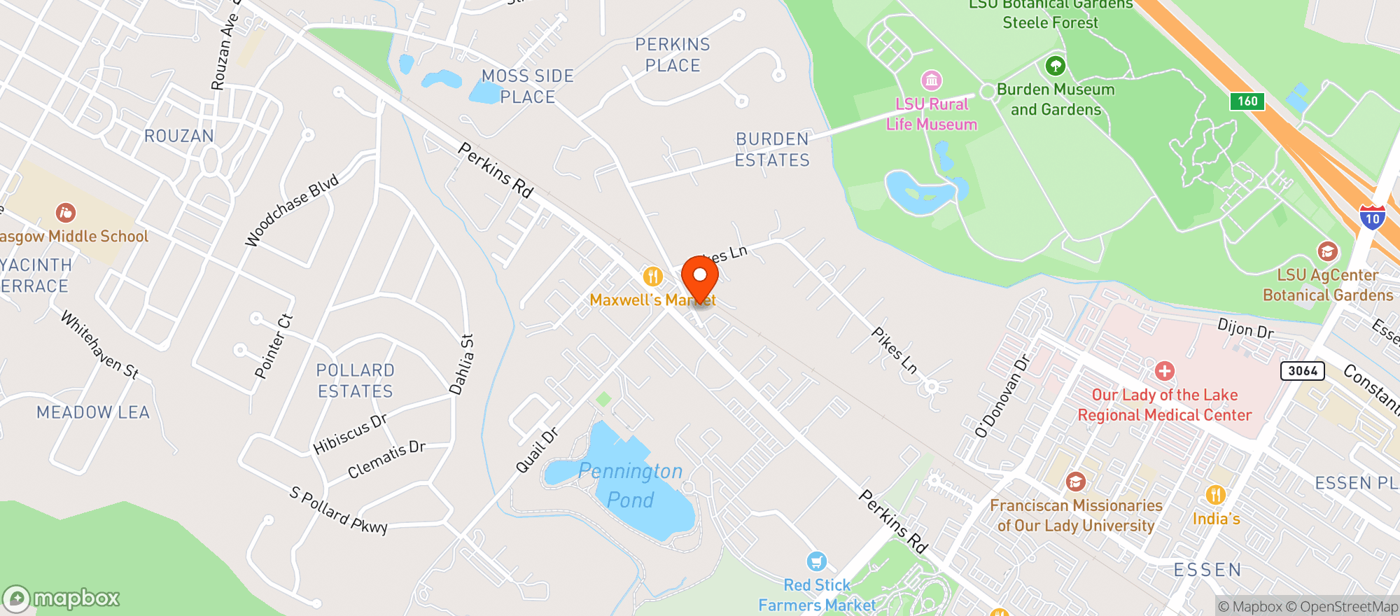 Map showing Martin Wine & Spirits