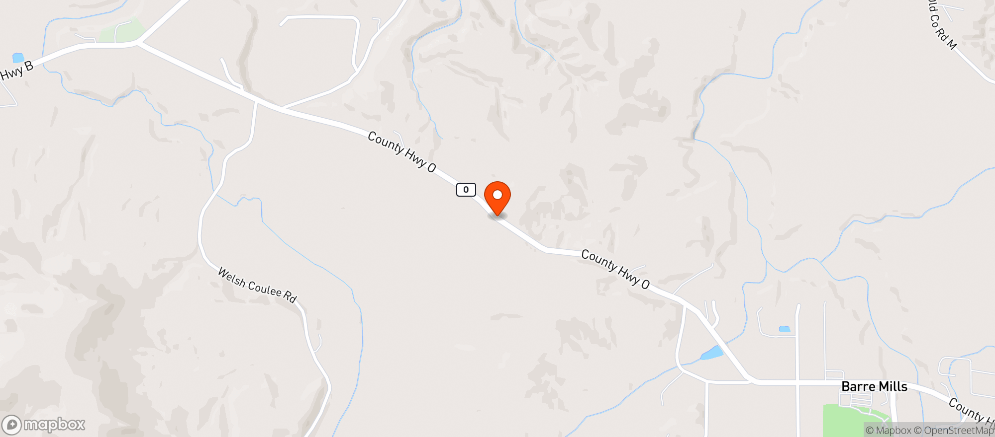 Map showing Fox Hollow Bar