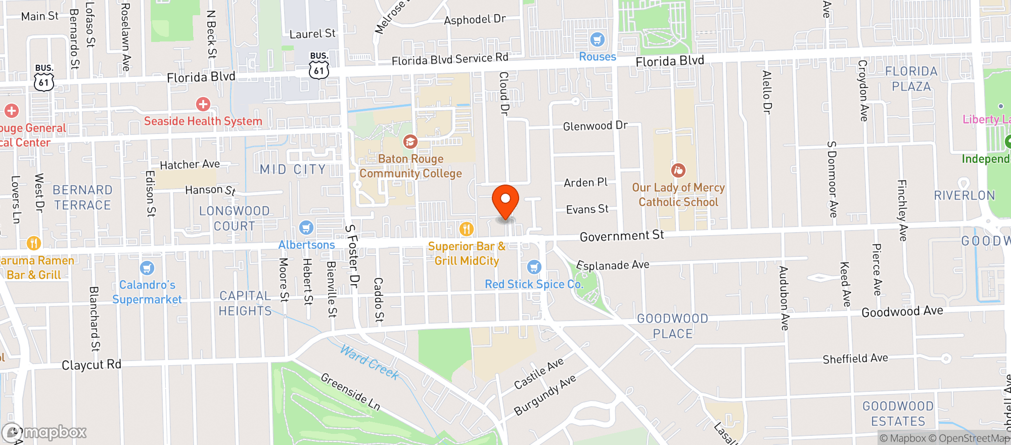 Map showing CYPRESS COAST BREWING CO