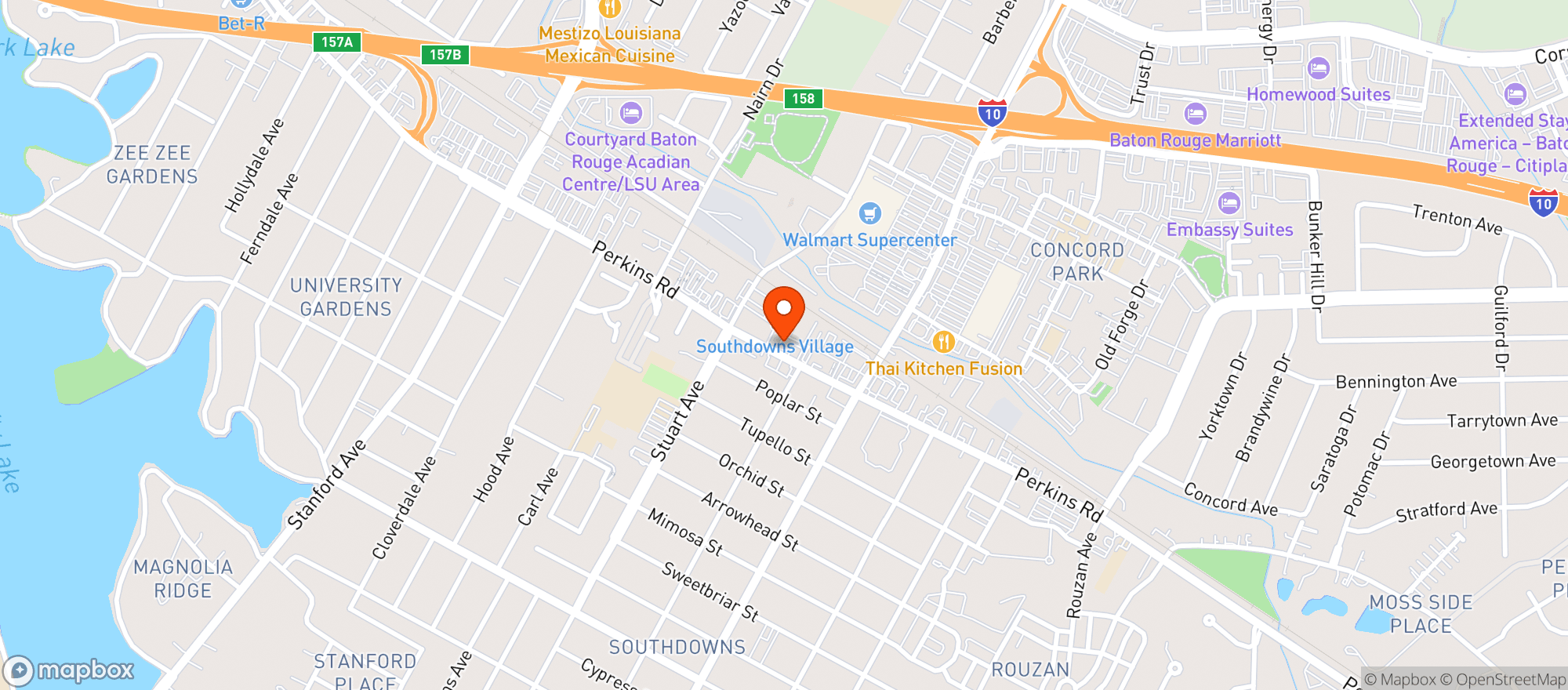Map showing THE BULLDOG