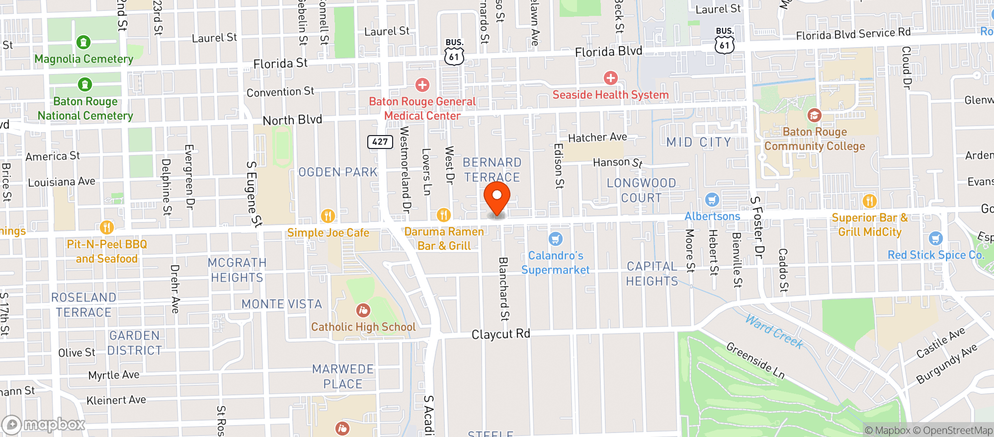 Map showing Cannatella Grocery