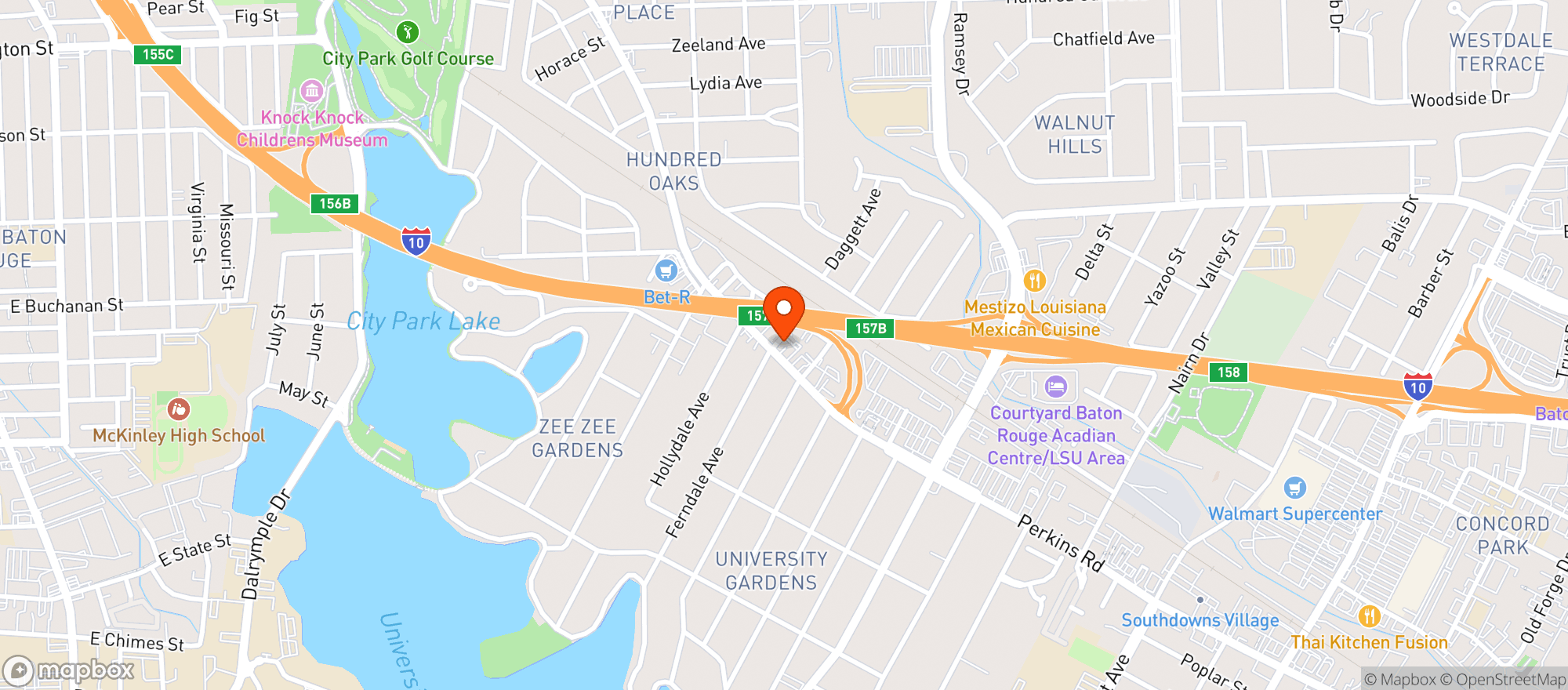Map showing LUNA COCINA