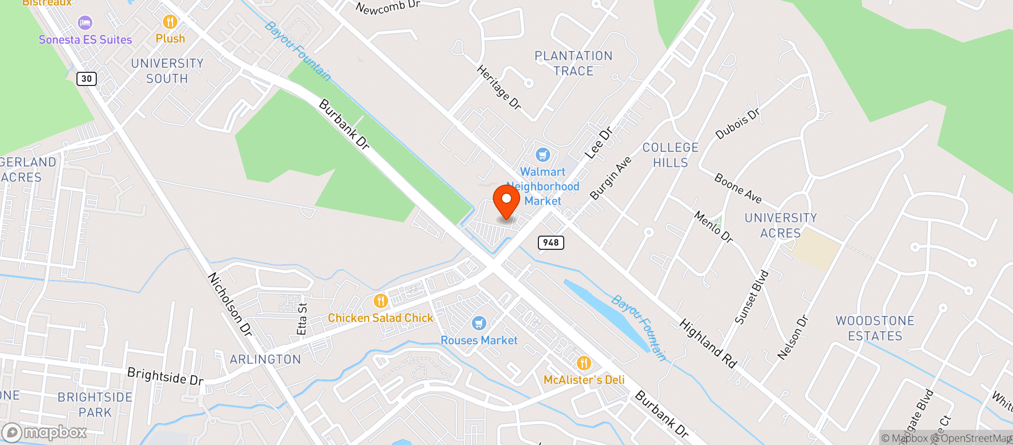 Map showing Gnc
