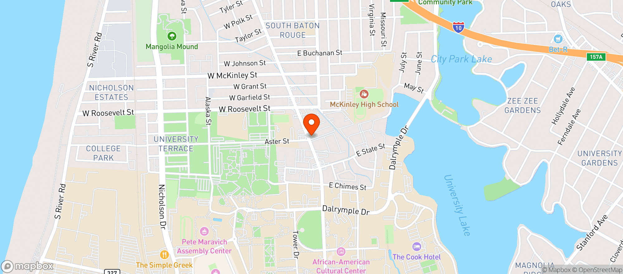 Map showing 420 Vape & Smoke Highland