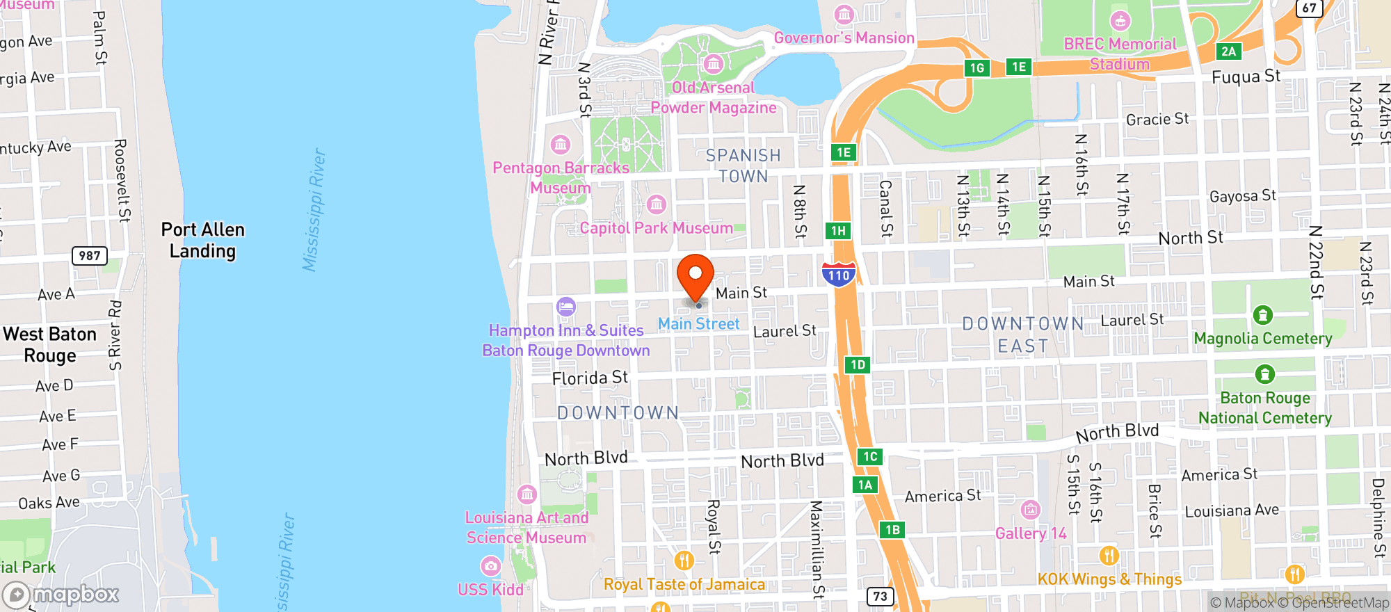 Map showing Cocha