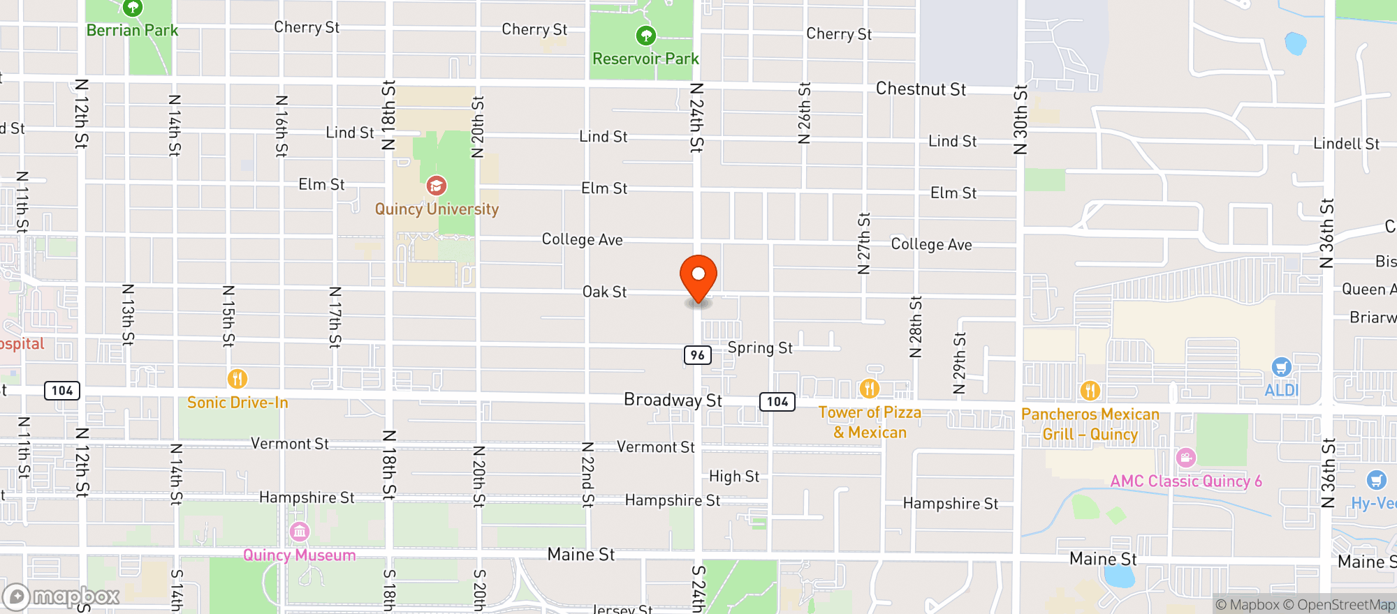 Map showing Niemanns
