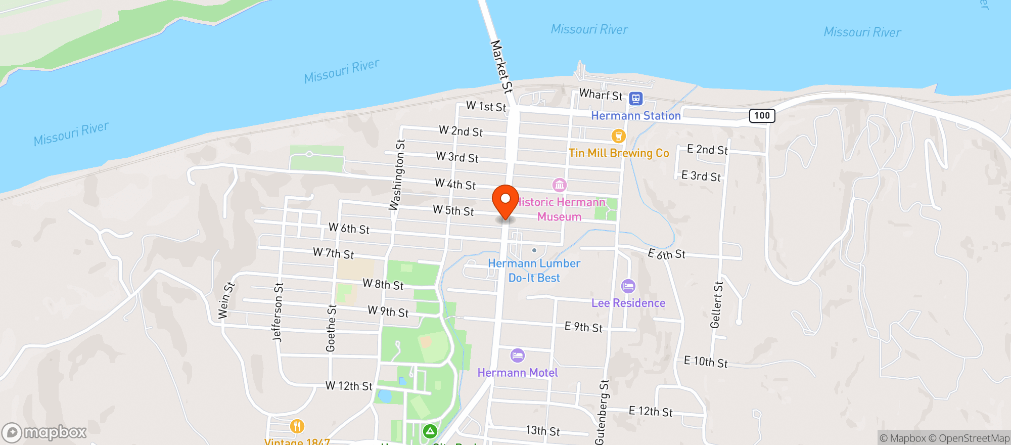 Map showing Marathon