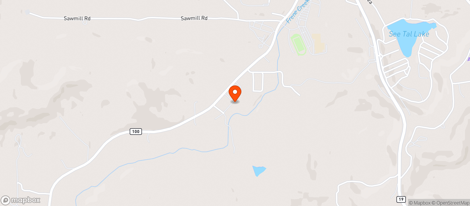 Map showing VILLAGE MARKET CASH SAVER