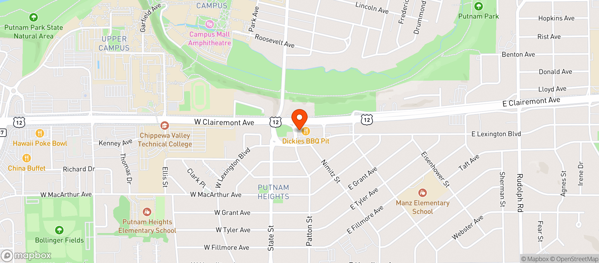 Map showing Liquor Mart
