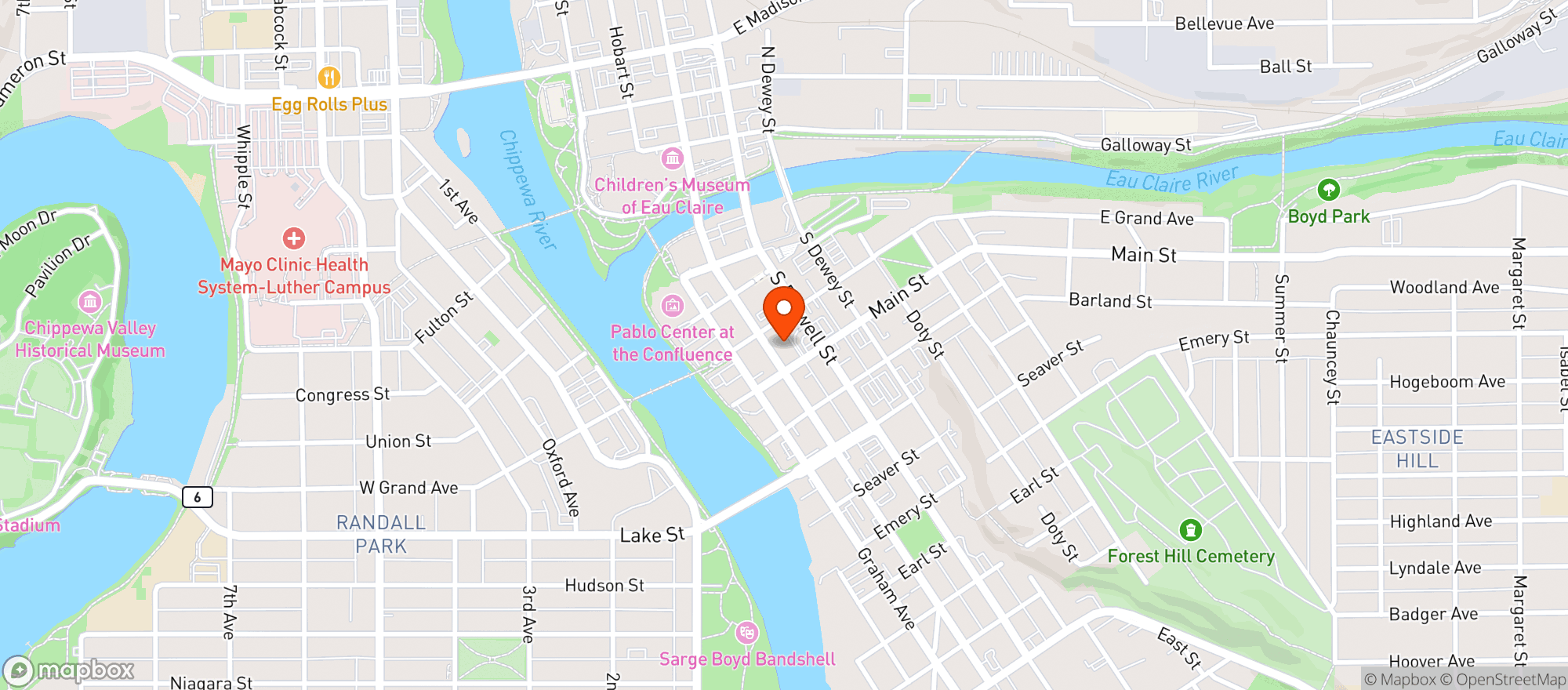 Map showing Mousetrap